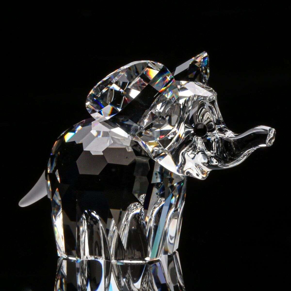 Swarovski Silver Crystal Animal Baby Elephant African Wildlife