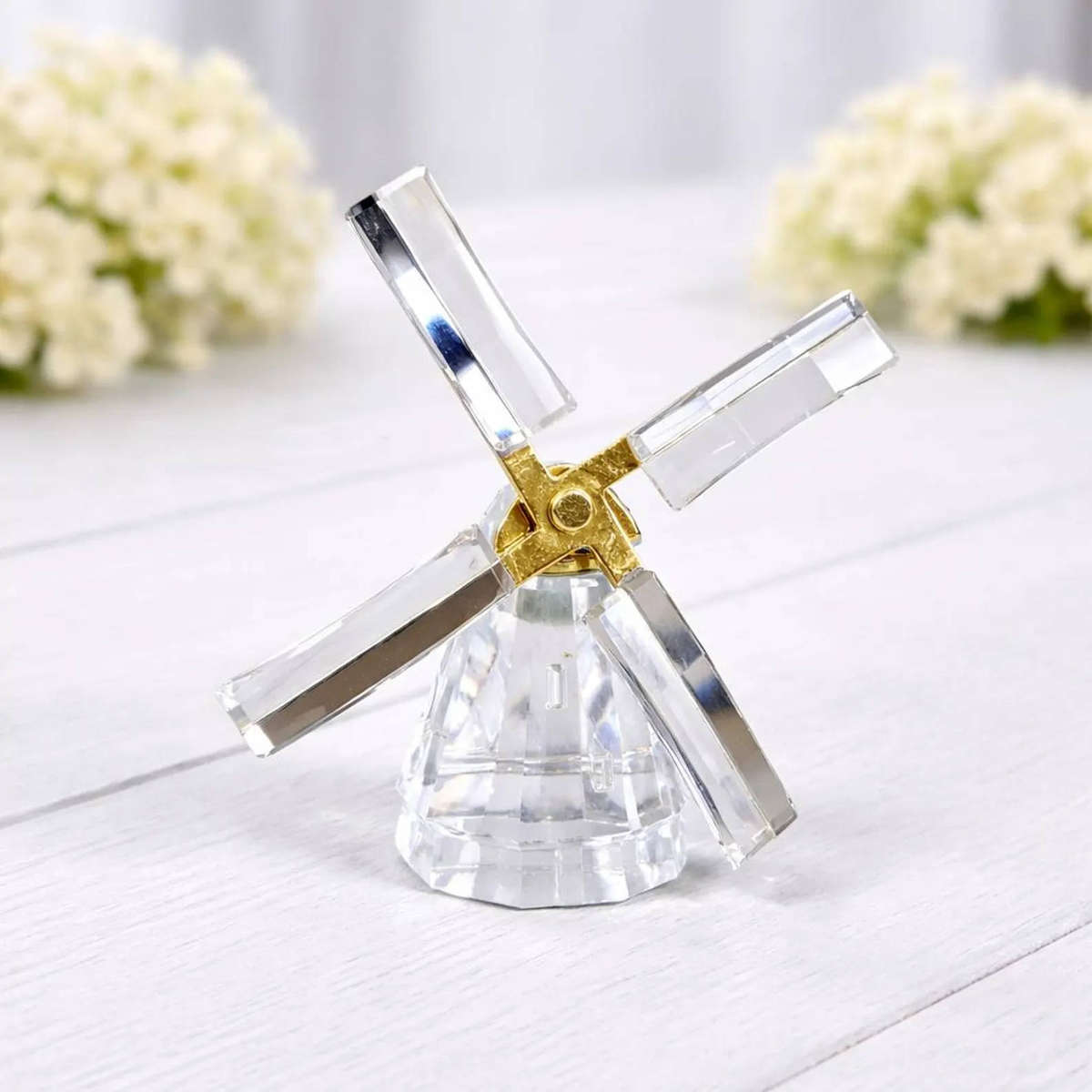 Swarovski Crystal 18k Gold Plated, Windmill Memories Journeys