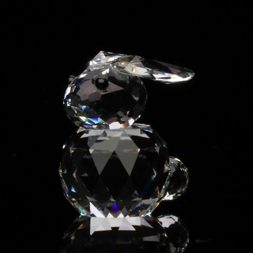 Swarovski Crystal Sitting Mini Bunny Rabbit Figurine