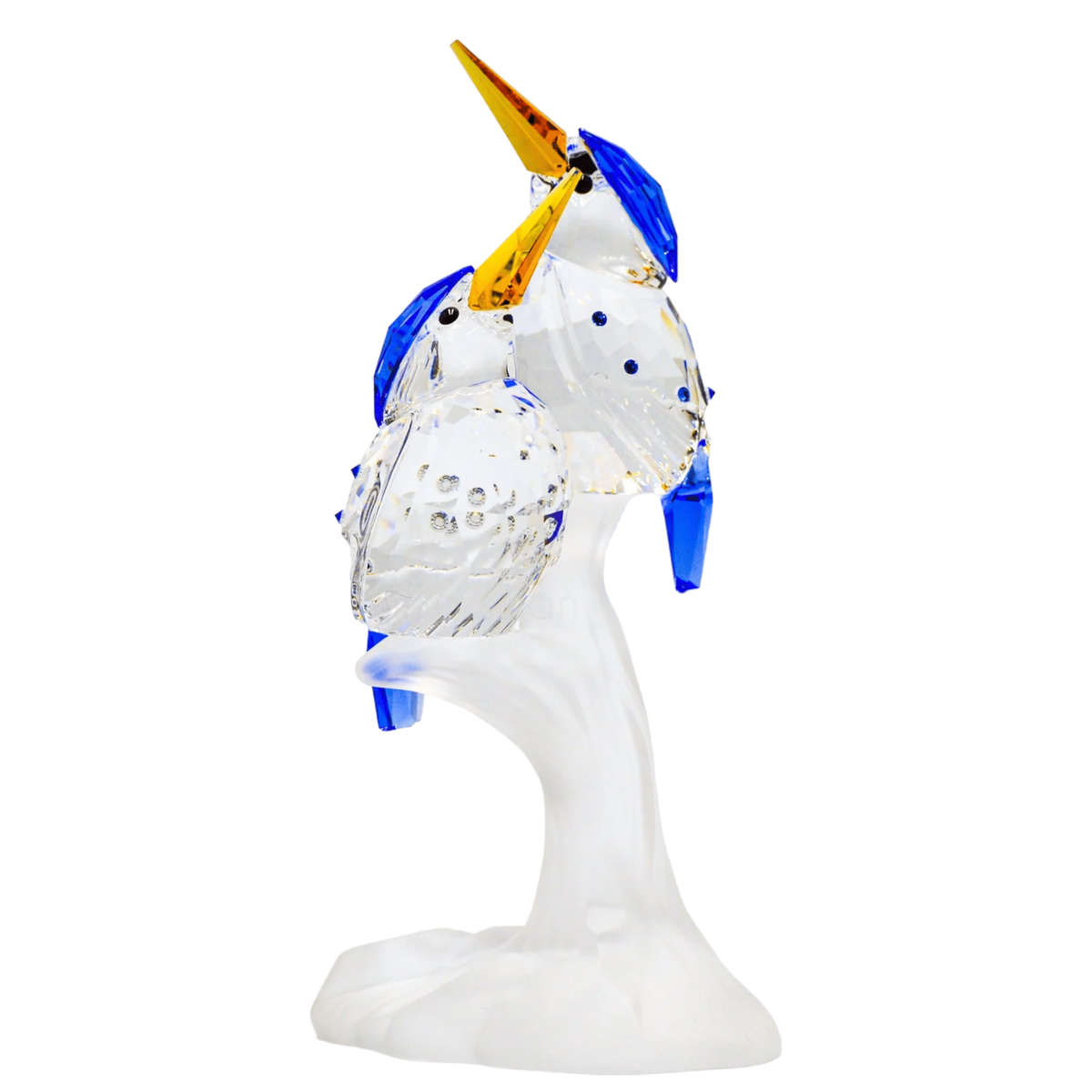 Swarovski Crystal Malachite Kingfishers Feathered Beauties