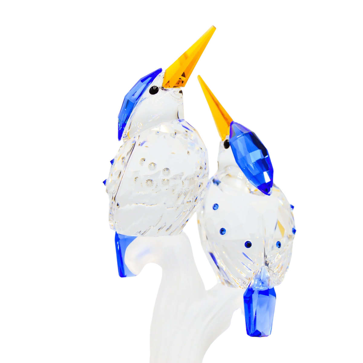 Swarovski Crystal Malachite Kingfishers Feathered Beauties