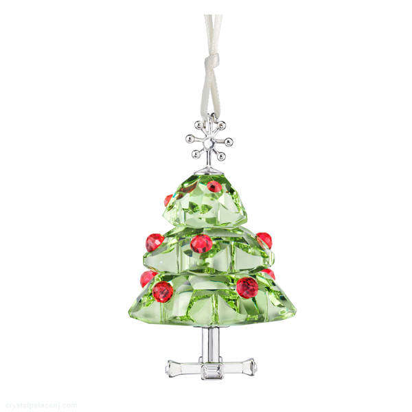 Swarovski crystal Christmas tree ornament Merry Christmas