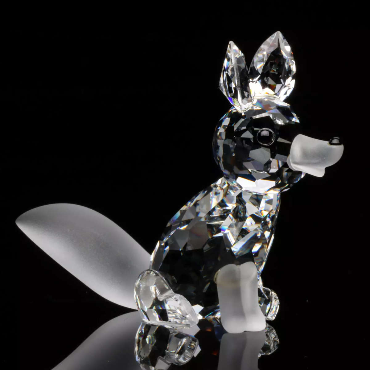 Swarovski crystal large fox was part of the Woodland Friends collection