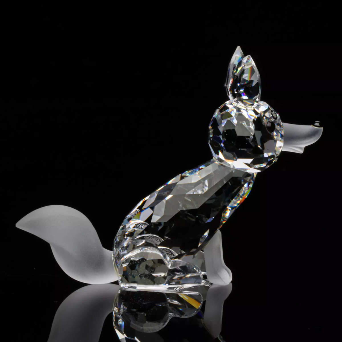 Swarovski crystal large fox was part of the Woodland Friends collection