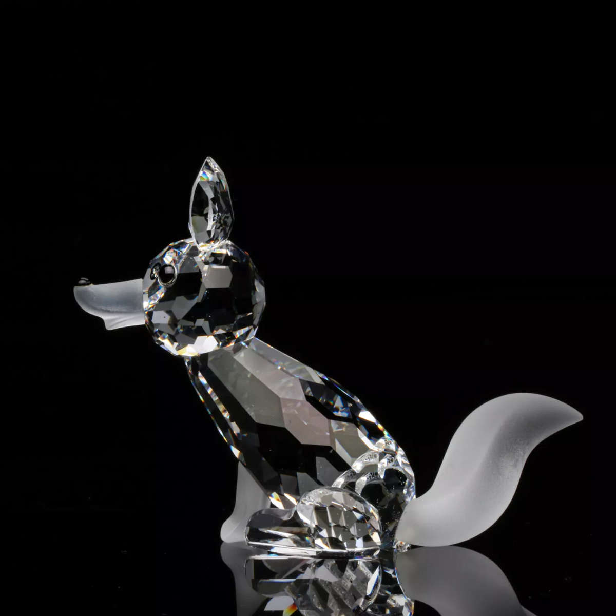 Swarovski crystal large fox was part of the Woodland Friends collection