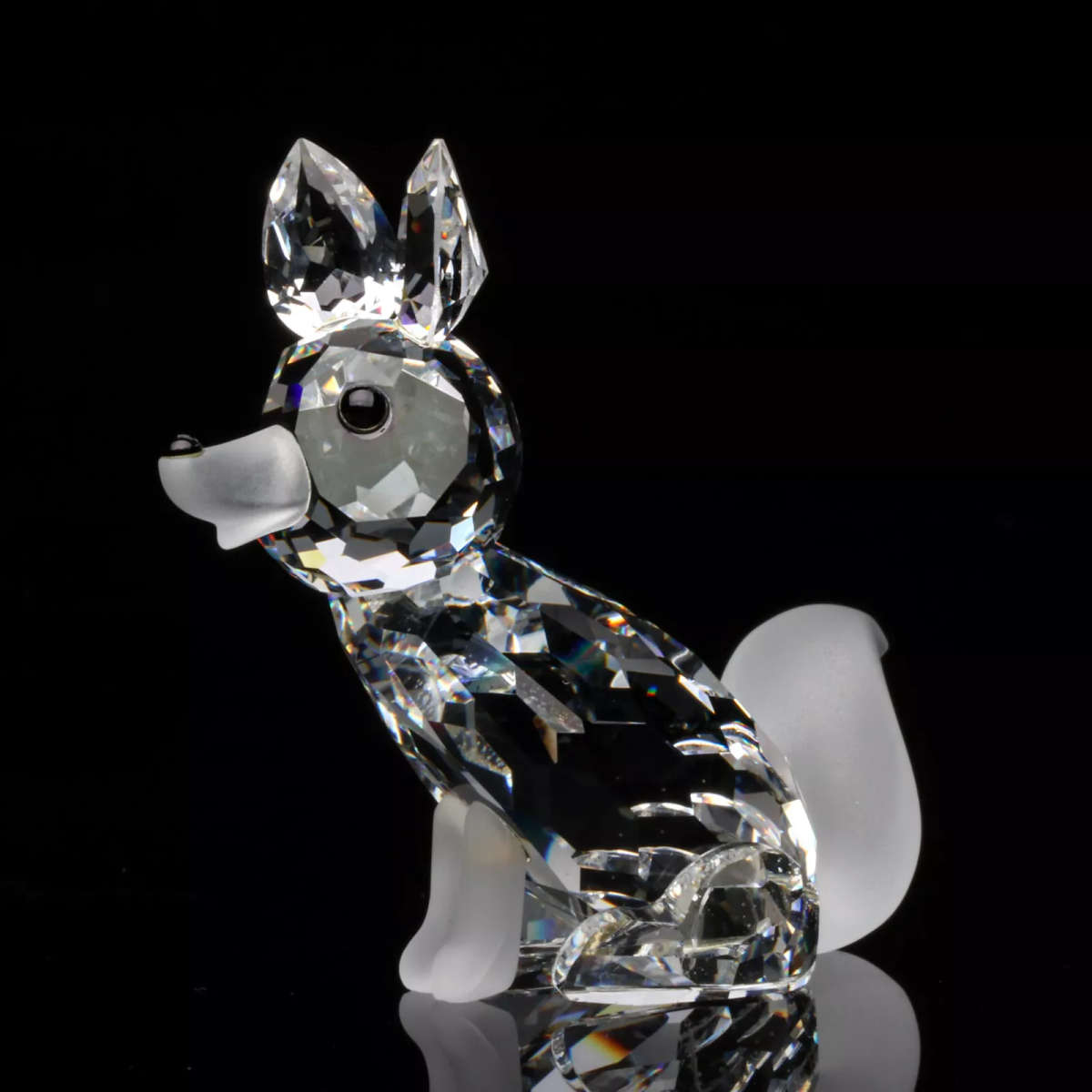 Swarovski crystal large fox was part of the Woodland Friends collection