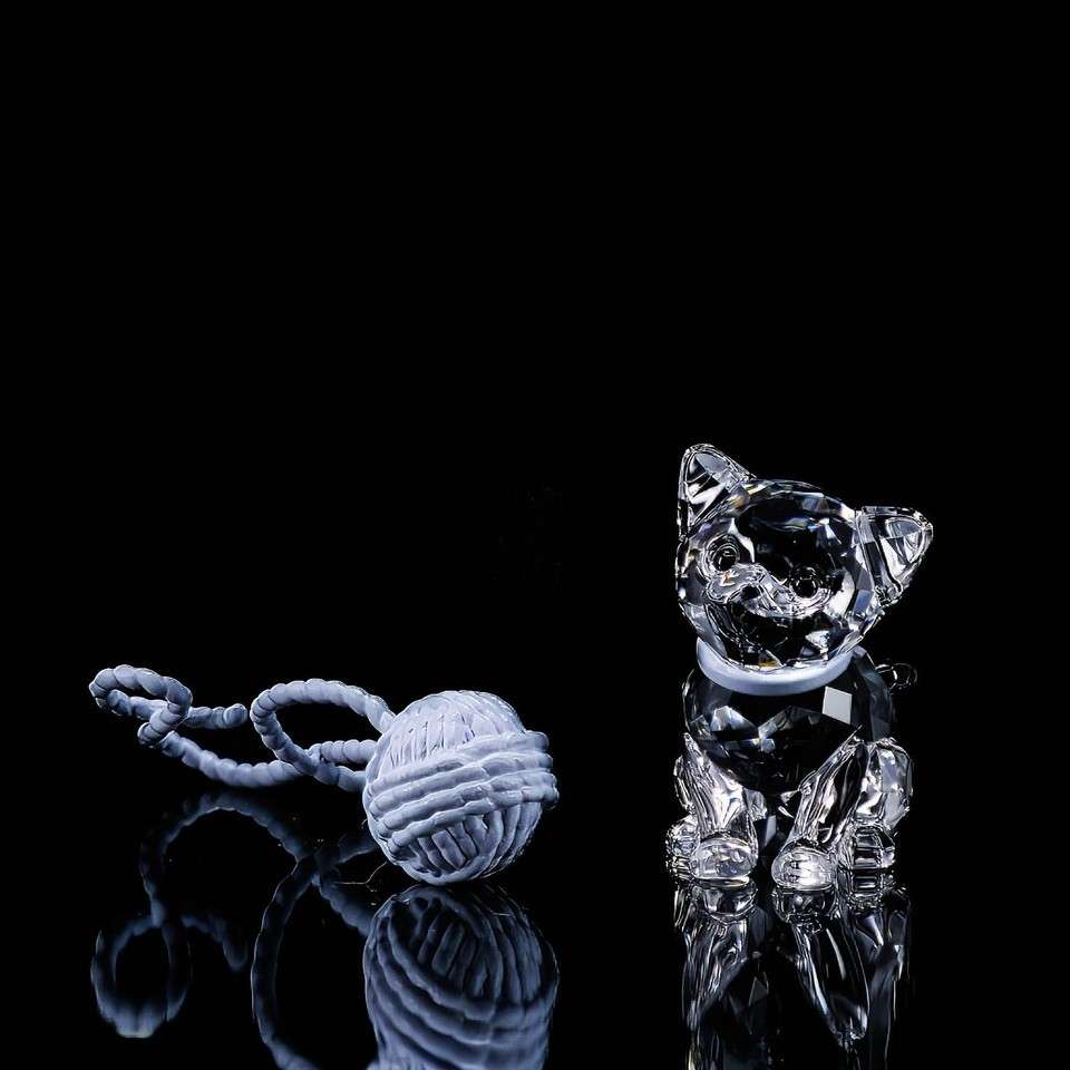 Swarovski Crystal Sitting Kitten Cat 5268832 The Peaceful Countryside