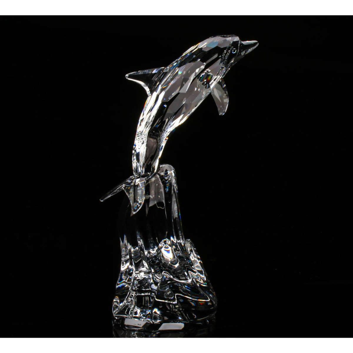 Swarovski Silver Crystal Maxi Dolphin 221628 Retired