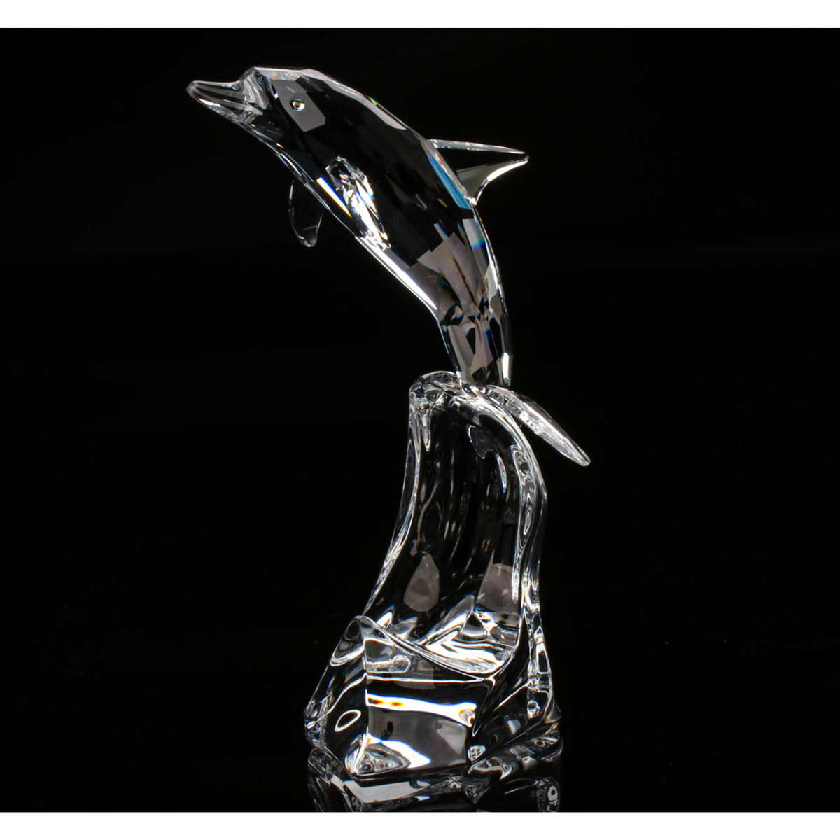 Swarovski Silver Crystal Maxi Dolphin 221628 Retired