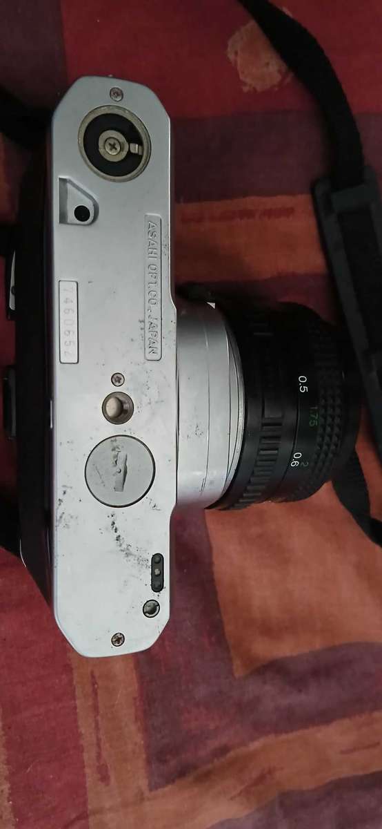 Vintage Pentax MG 35mm Film SLR Camera with Cosina 50mm lens