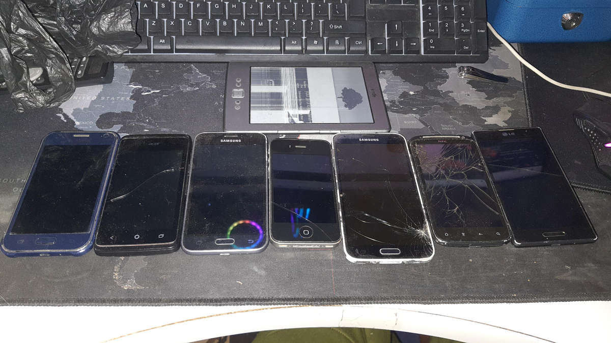 Phones and Kindle (As Spares)
