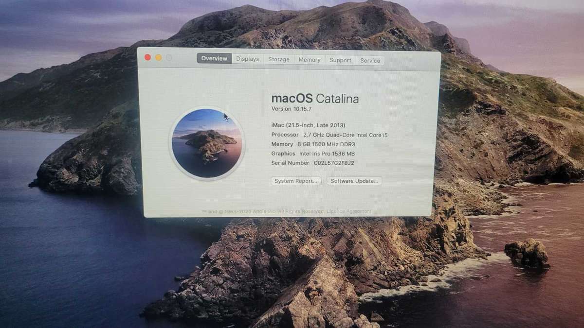 2013 Ultraslim 21' Retina Apple iMac | Quad Core i5, 8GB Ram, 1TB HDD