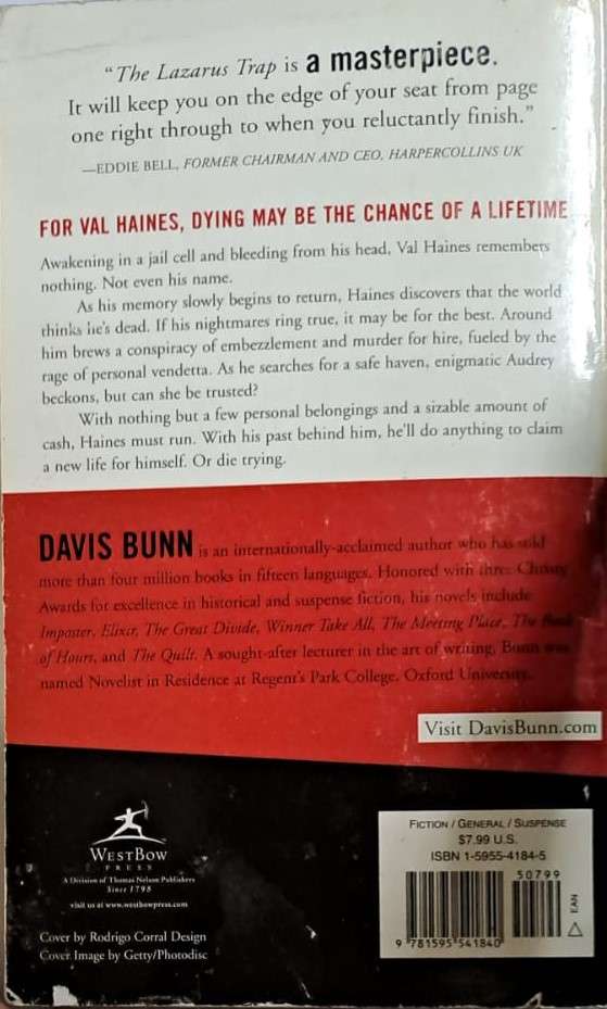 Book - The Lazarus Trap - a Novel - Davis Bunn