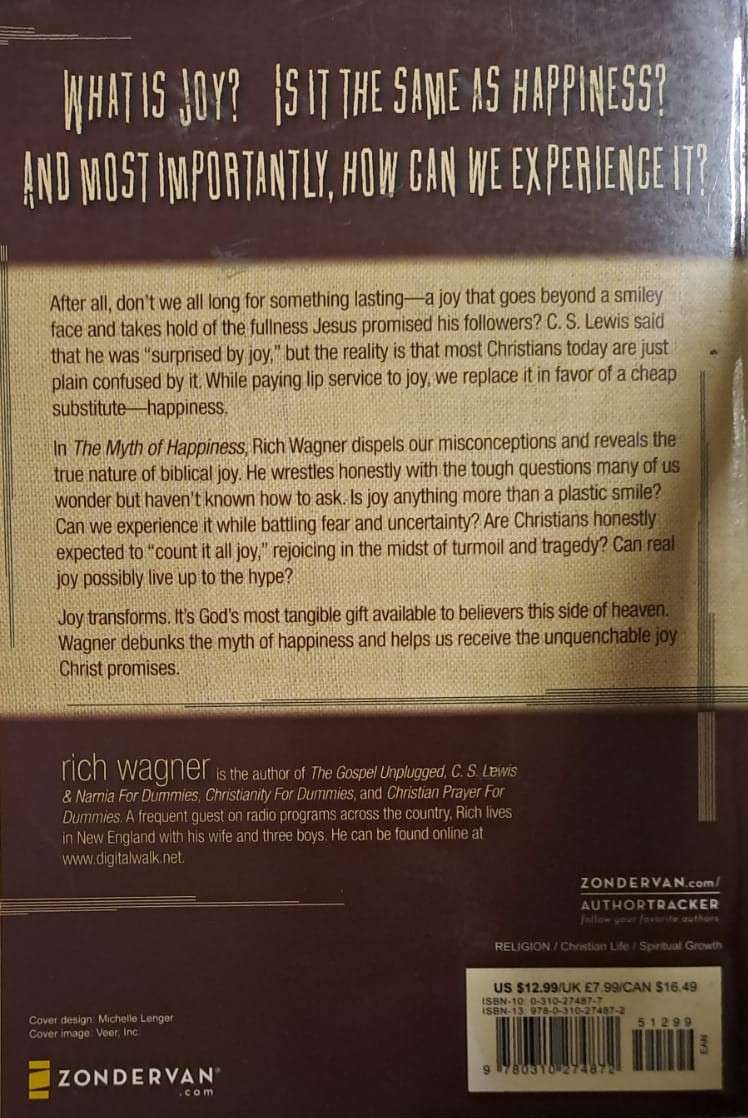 Book - The Myth of Happiness. - Rich Wagner