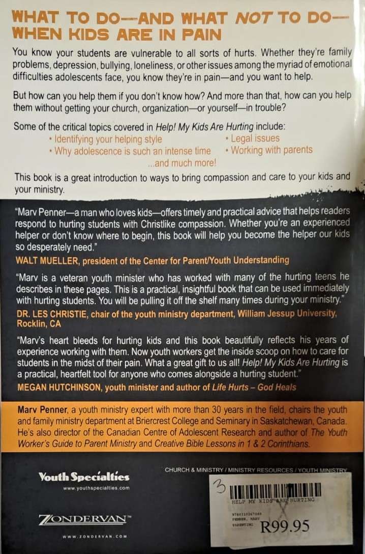 Book - Help, My Kids are Hurting. - Marv Penner