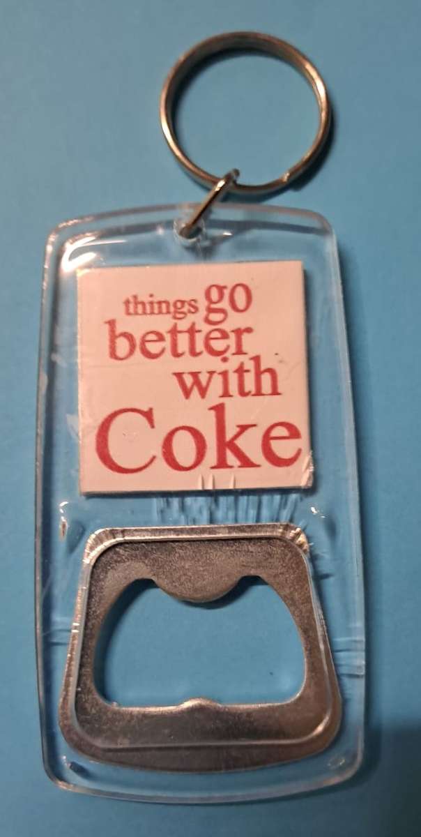 Coke - Coca Cola 1 x Keyring & Opener New