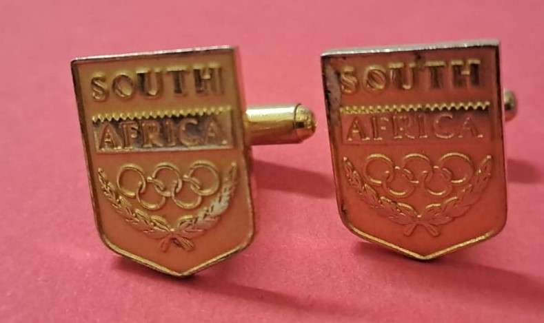 Cufflinks - Olympic Gold color.