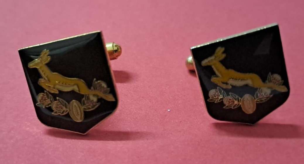 Cufflinks - Springbok Gold color.