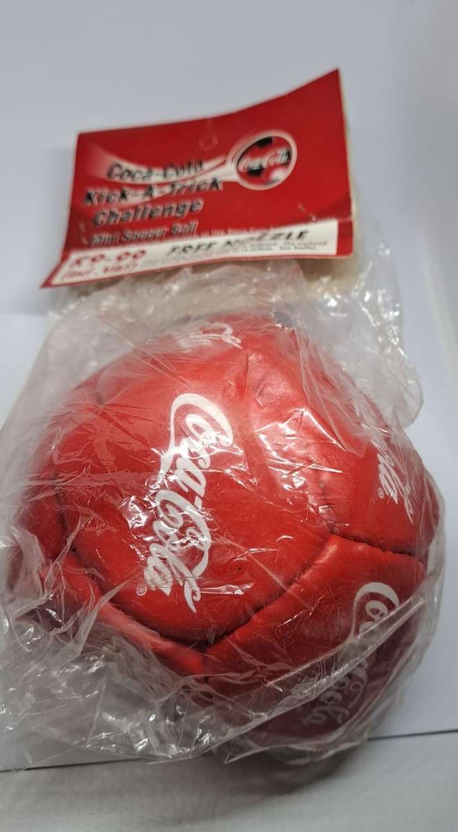 Coke - Coca Cola Mini Coke Soccer Ball. Kick-A-Trick Challenge