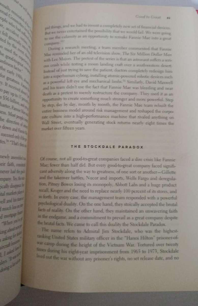 Book - Jim Collins - Good to Great.