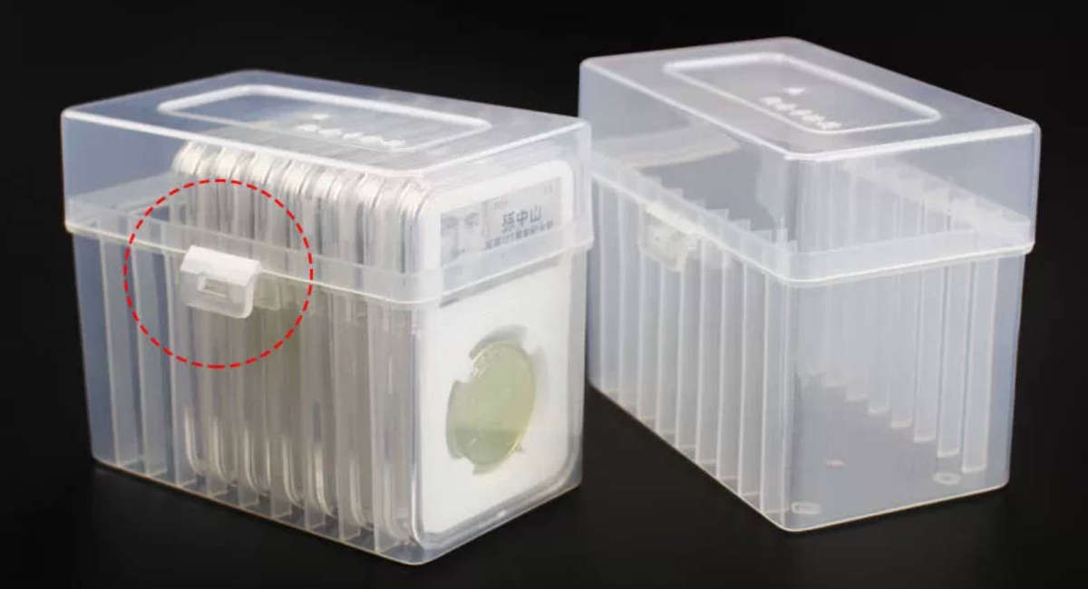Graded Coin Container Type Box. Holds 10pcs.