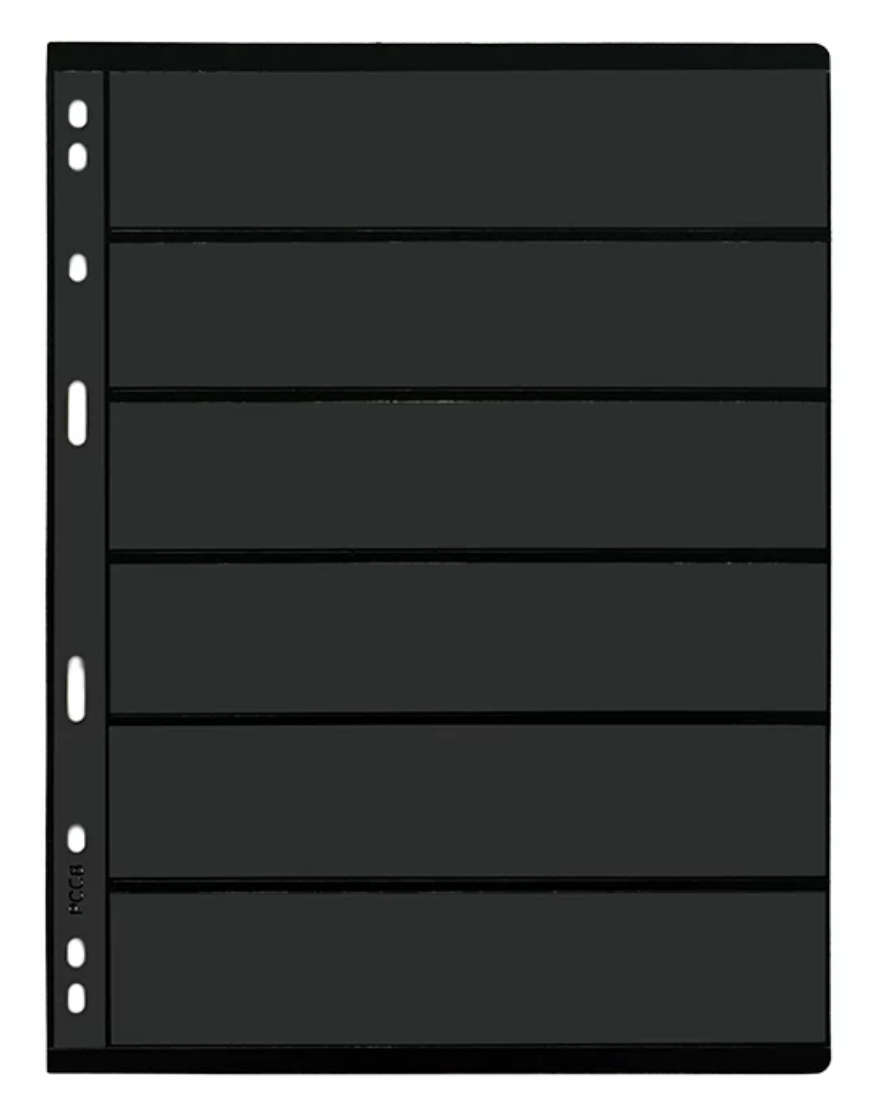10pcs A4 Universal Stamp Album Pages ,6 grids.