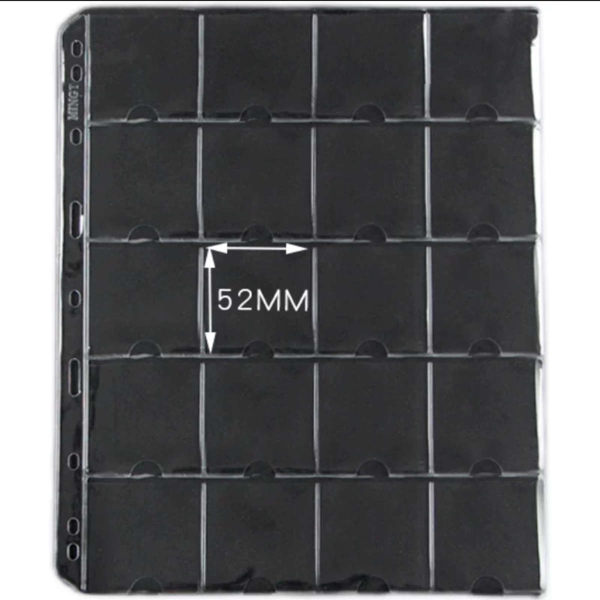 10pcs A4 20 POCKET PAGE for Hartberger Coin Holders