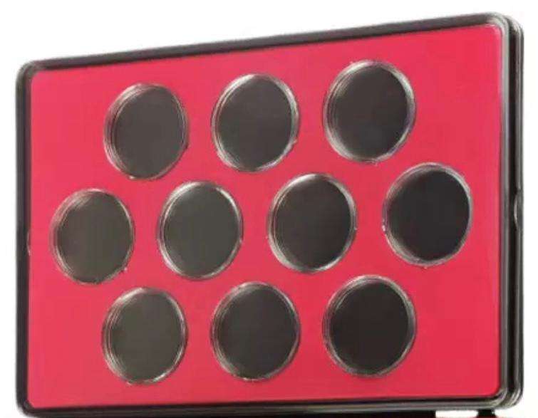 Coin Capsules Box. (26mm x 10) Fit R5 Coins.