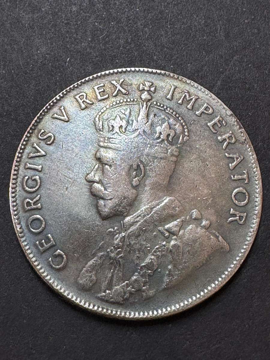 1931 South African Union 2 Shillings, Silver Plated Brass. Replica!!!