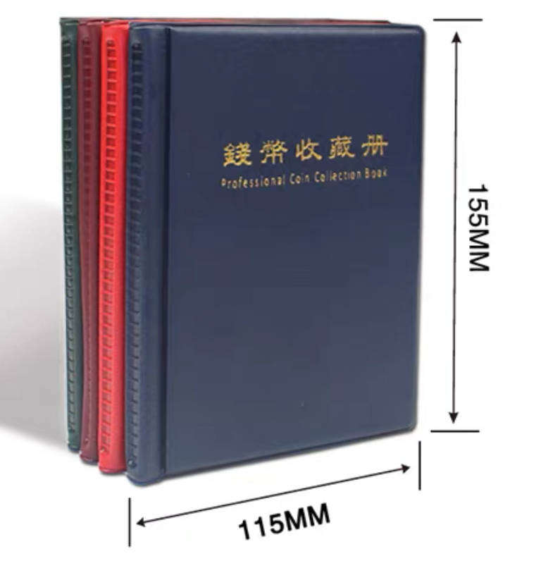 120 MINI-SIZED POCKET-STYLE COIN ALBUM. (Pocket 29mm x 29mm )