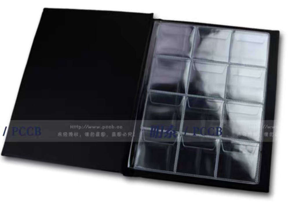 120 MINI-SIZED POCKET-STYLE COIN ALBUM. (Pocket 29mm x 29mm )