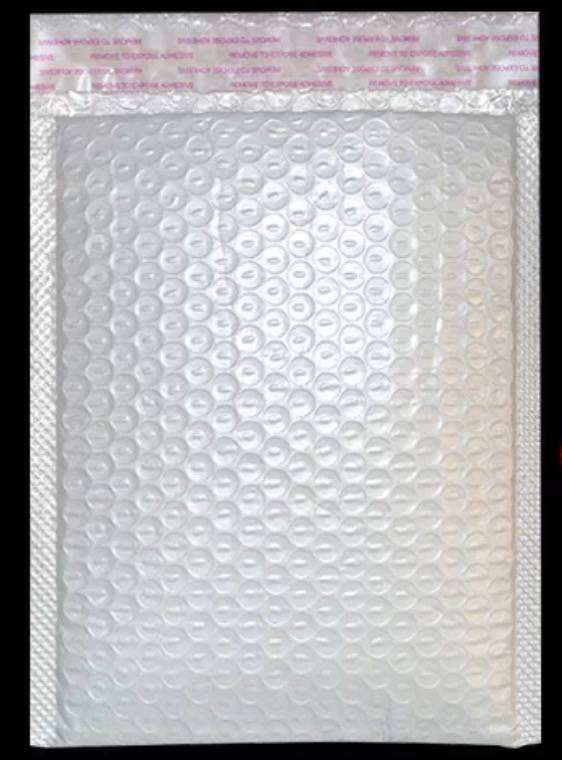 Bubble Mailers White Size Pack of 10 (18cm x 18cm)