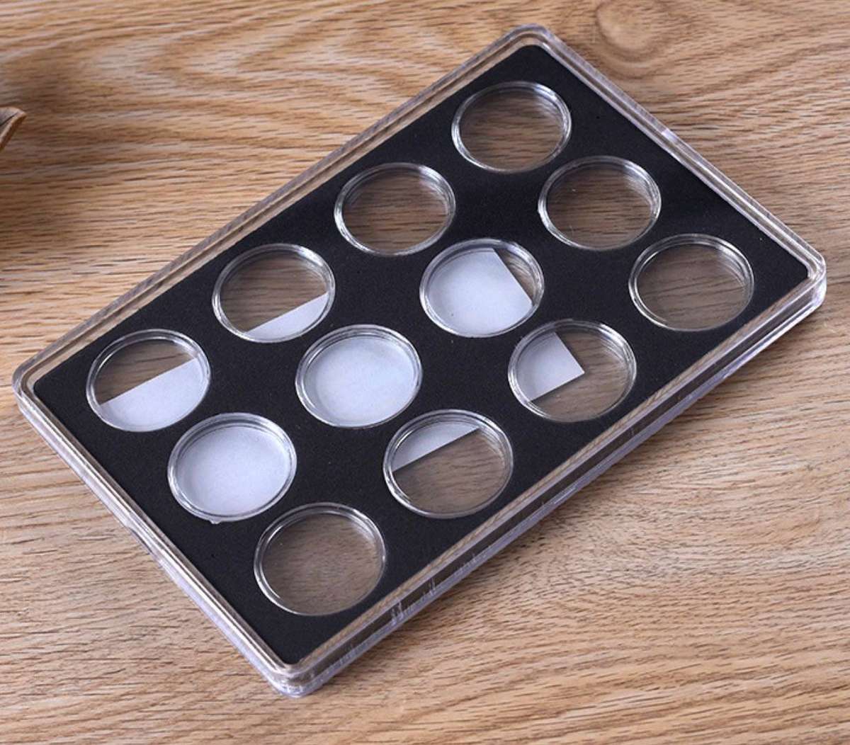 Coin Capsules Box. (26mm x 12) Fit R5 Coins.