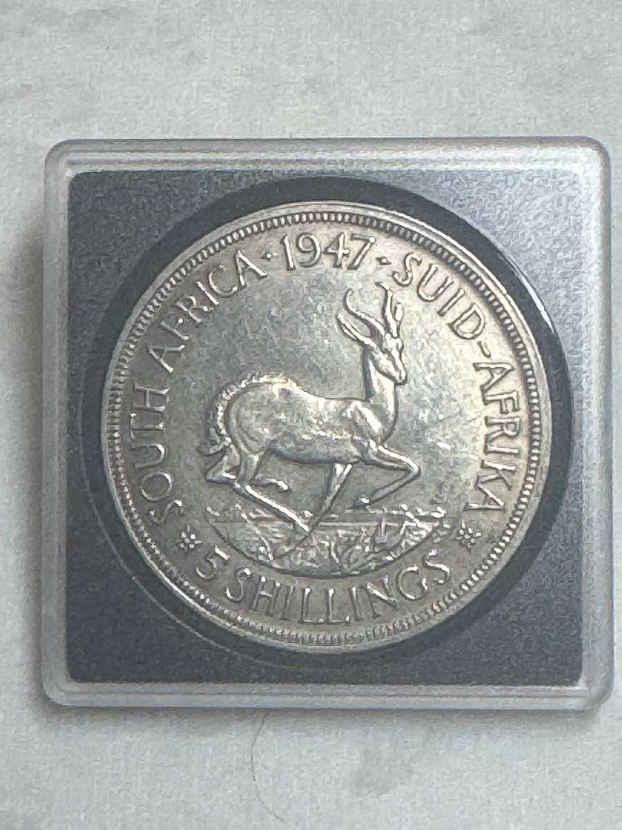 South African 1947  5 Shilling.