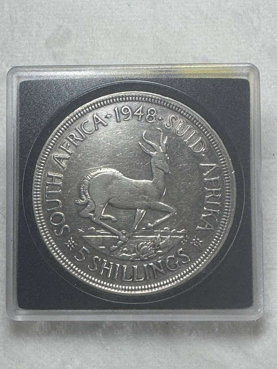 South African 1948  5 Shilling.