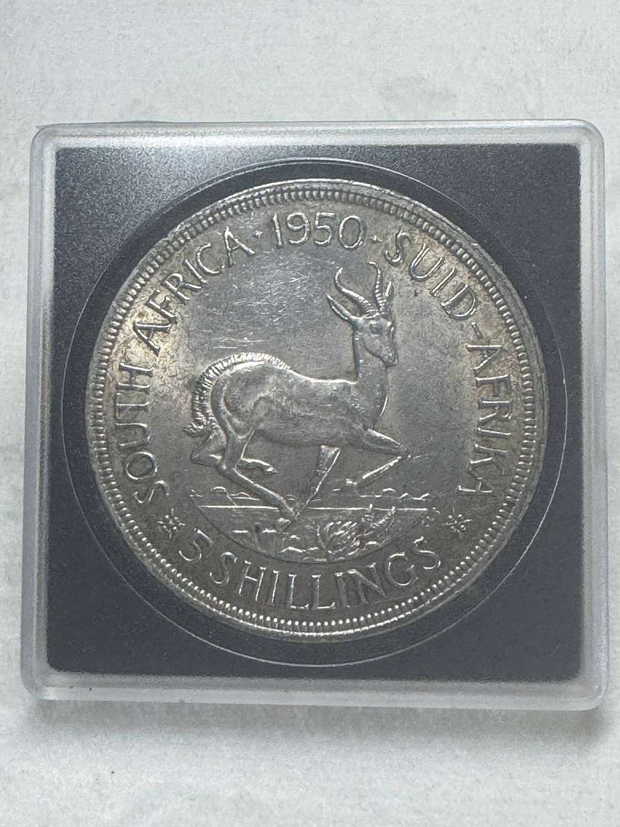 South Africa  1950 5 Shilling.