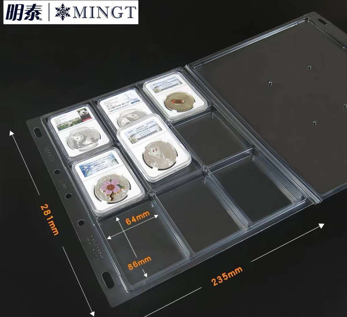 Graded Coin Collectors Album Page.