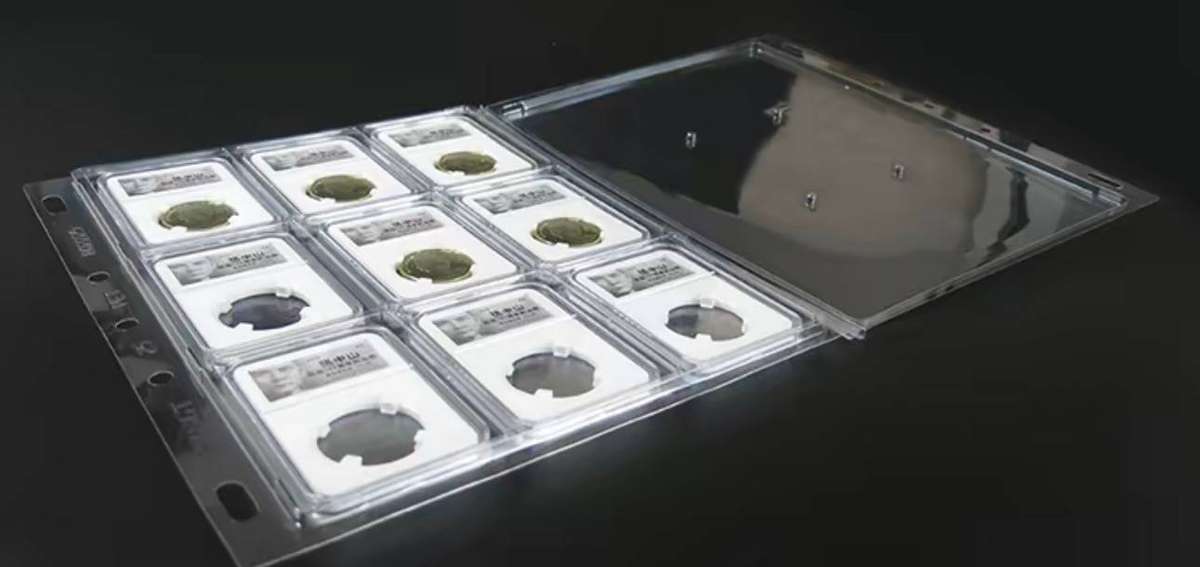 Graded Coin Collectors Album Page.