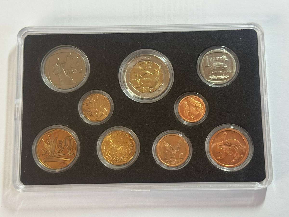 Coin Capsules Box, Fit RSA R5 To 1c, (No Coins)