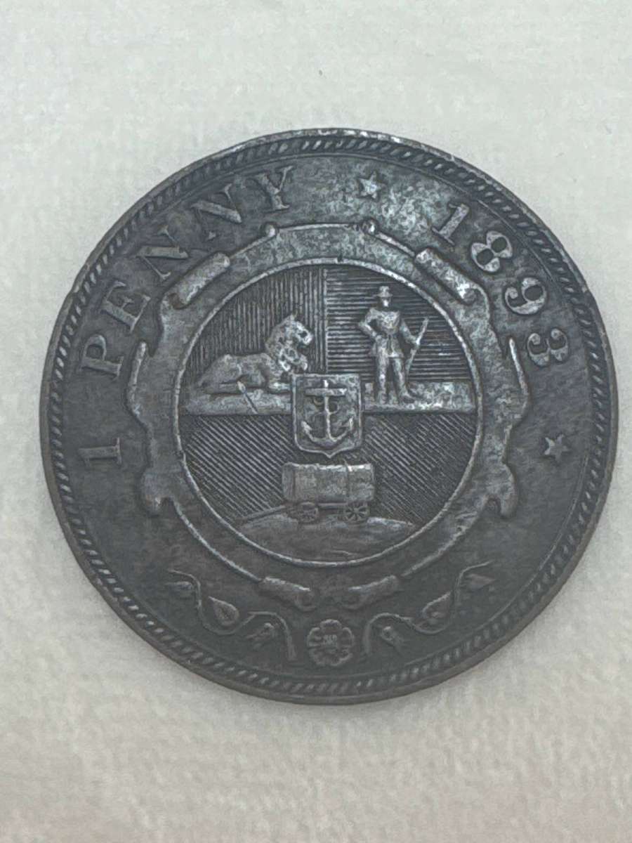 1893 ZAR Penny.