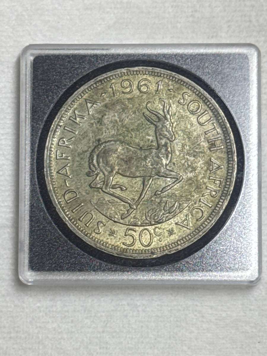 1961 South African 50c.