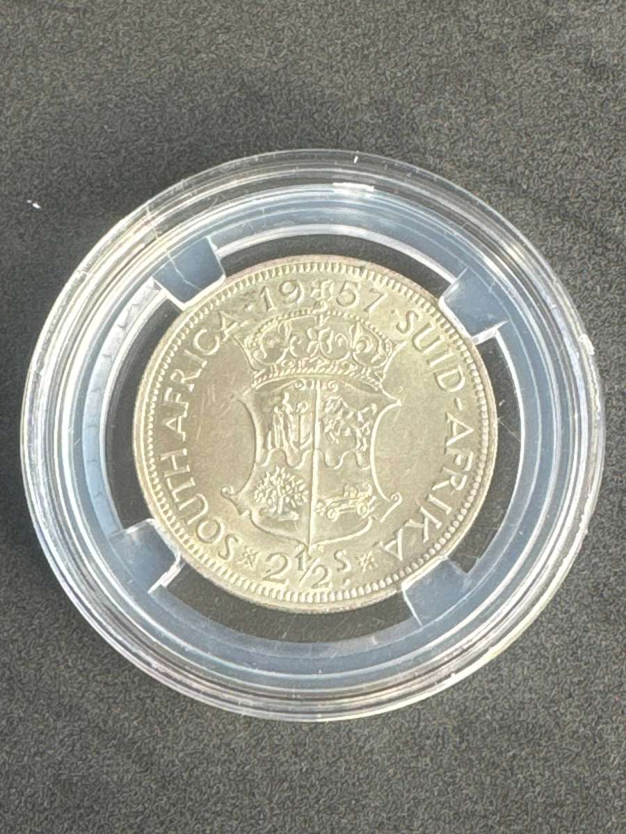 1957 Union of SA 2.5 Shillings.