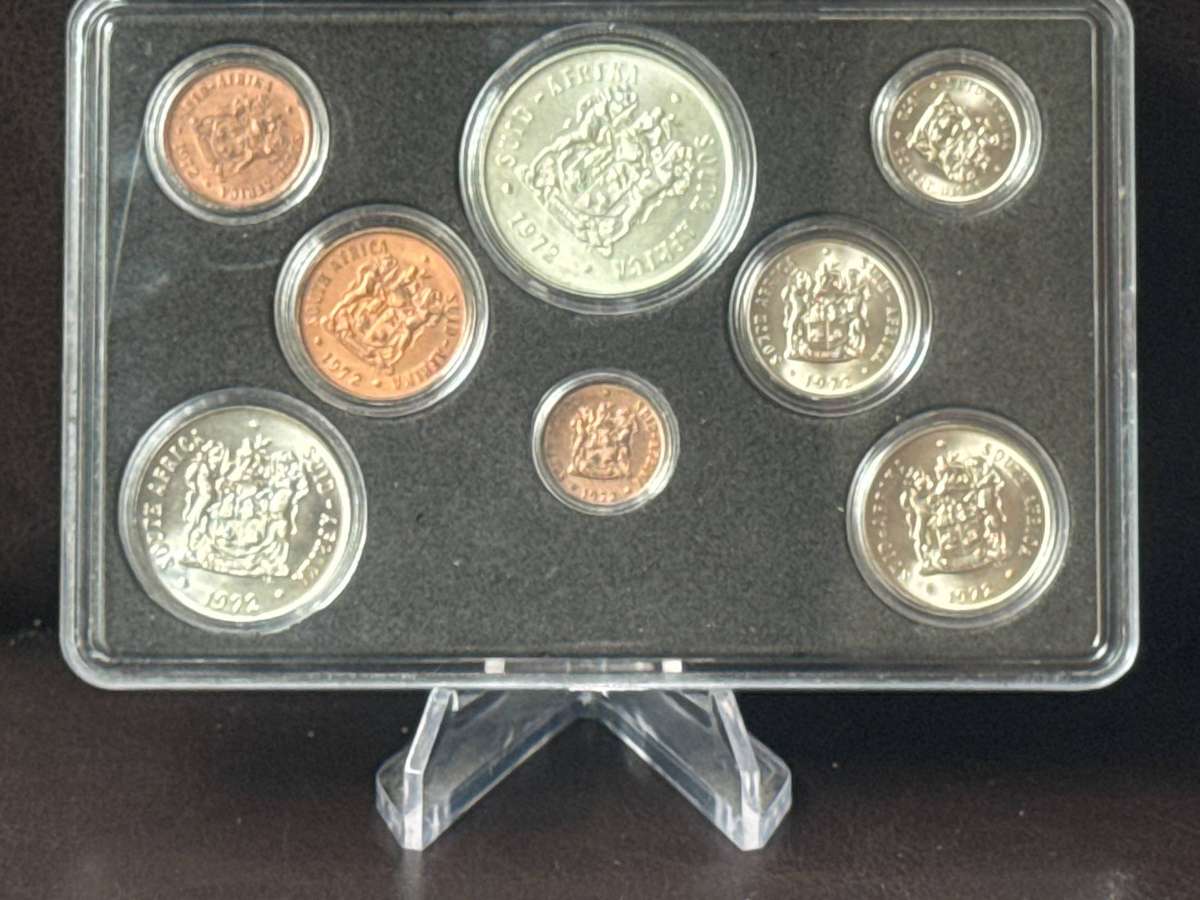 1972 South Africa UNC SET. R1 Silver.