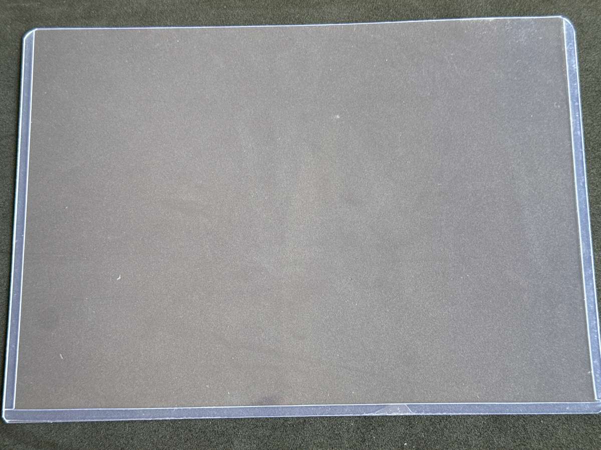 Banknote Hard Plastic Folder A5. 210mm x 148mm.