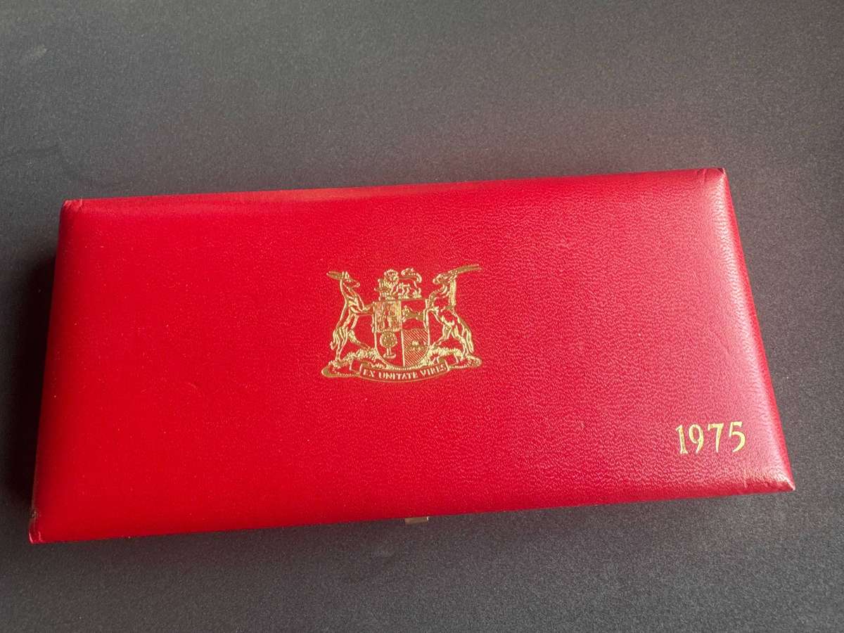 1975 South African 50c to 1/2c Proof Set.