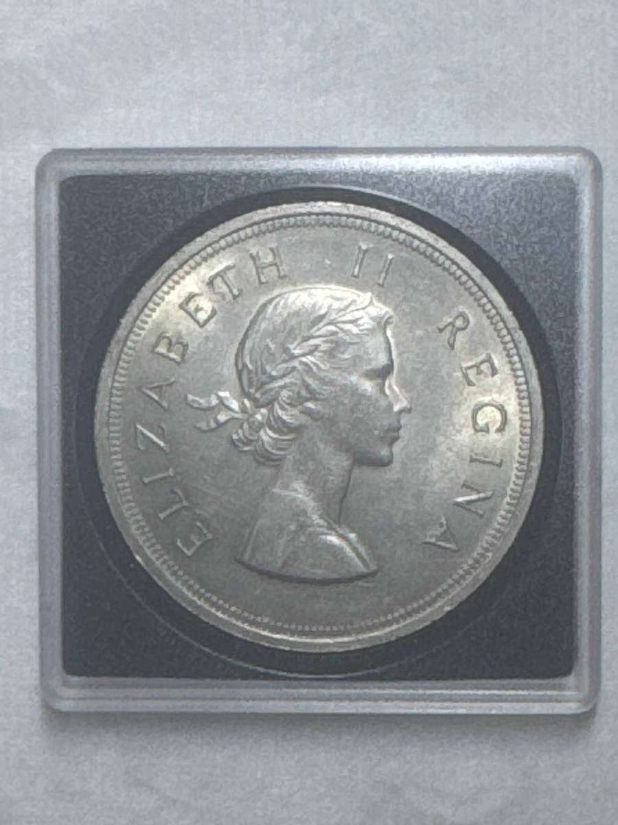 1957 South African 5 Shillings.
