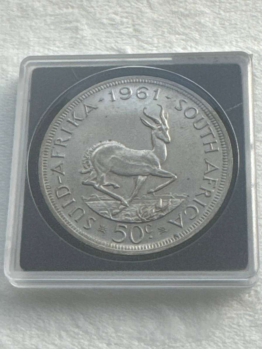 1961 South African 50c.