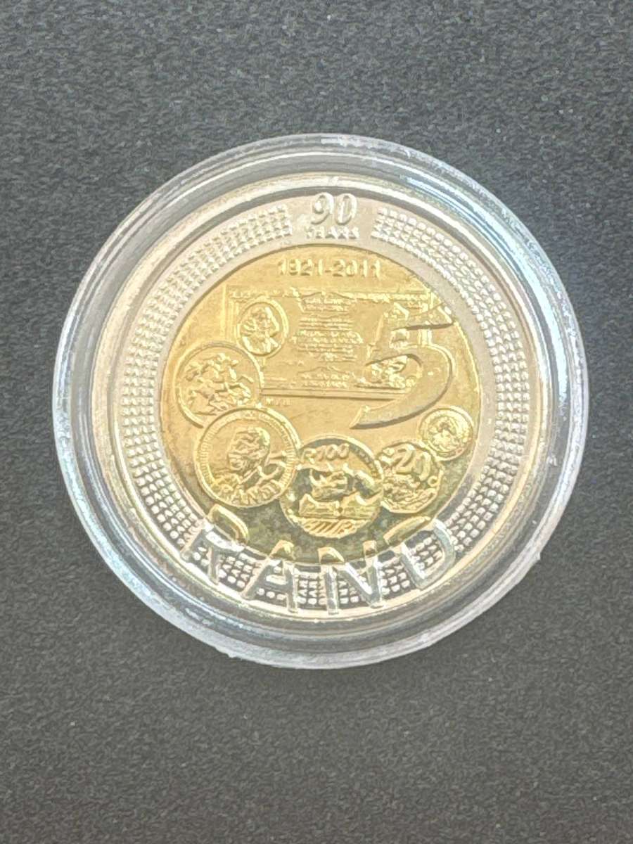 2011 South African R5 Coin UNC.