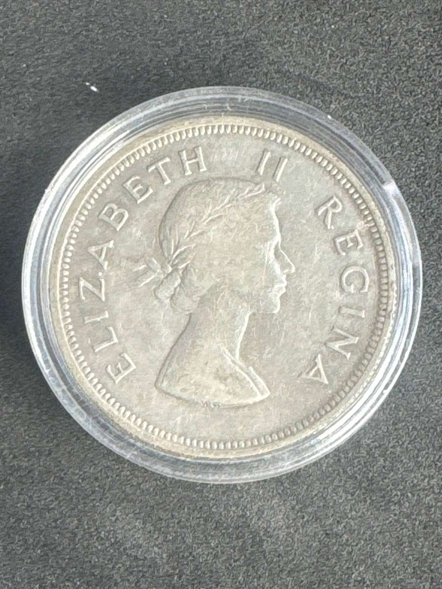 1954 Union of SA 2.5 Shillings.