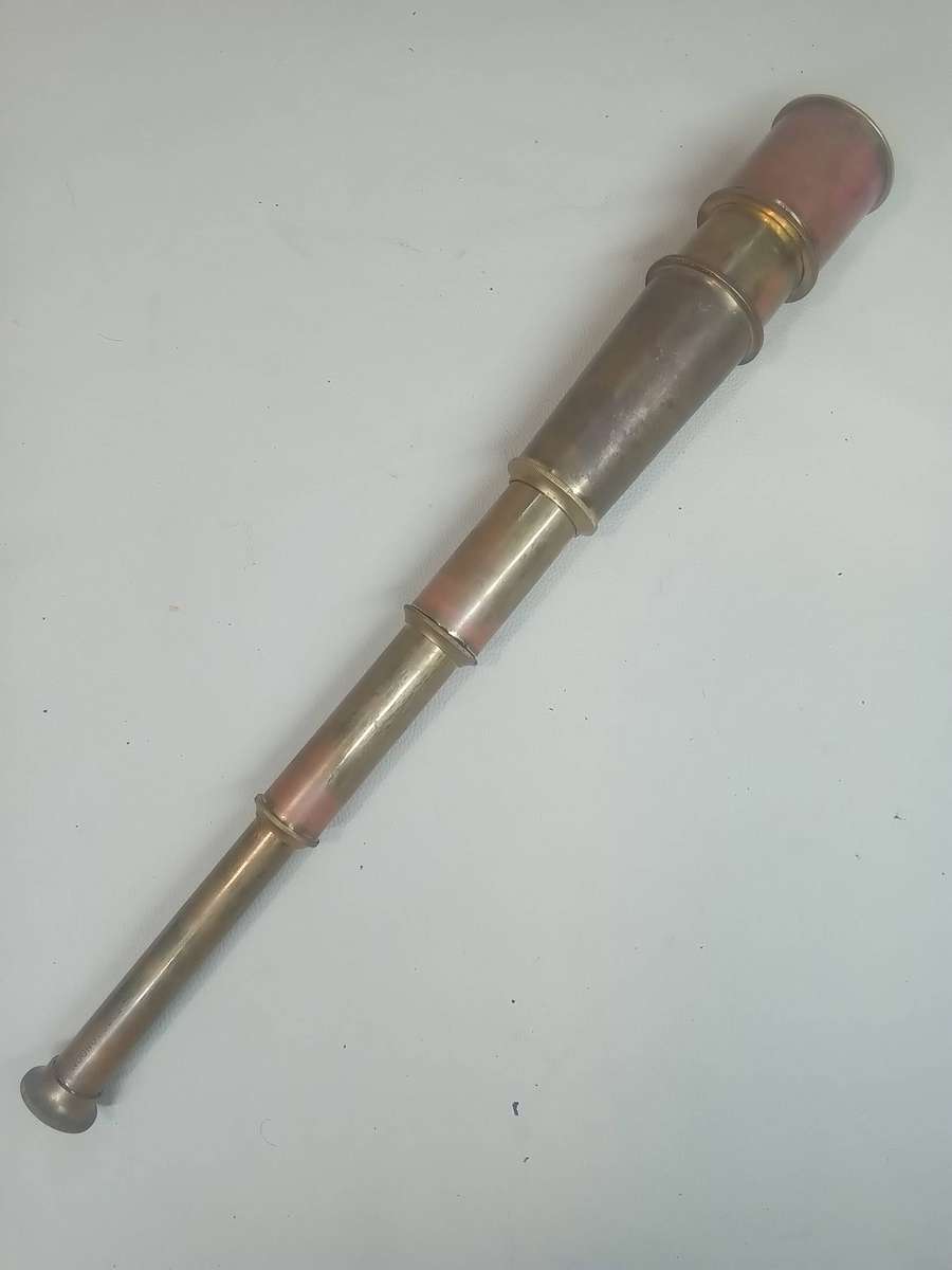 Vintage Ross London Brass Nautical Telescope 480mm